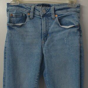 Gap Denim Universal Legging Jeans Women's Size 2/26 Skinny Light Blue Mid Rise